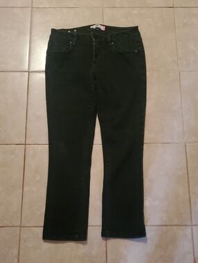 CAbi Black Straight-Leg Jeans